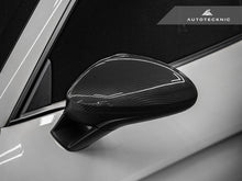 Load image into Gallery viewer, AutoTecknic Replacement Carbon Fiber Mirror Covers - Porsche 718 Cayman | Boxster
