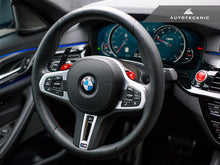Load image into Gallery viewer, AutoTecknic Carbon Steering Wheel Top Cover - G30 5-Series | G32 6-Series GT | G11 7-Series