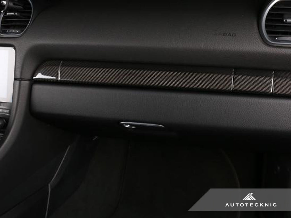 AutoTecknic Dry Carbon Fiber Interior Trim - Porsche 718 Cayman | Boxster