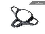 AutoTecknic LCI Carbon Steering Wheel Trim - G20/ G21 3-Series 2025-Up