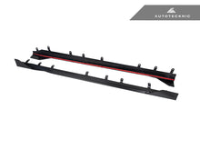 Load image into Gallery viewer, AutoTecknic Dry Carbon Side Skirt Extension Set - G87 M2