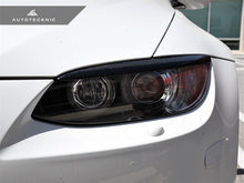 Load image into Gallery viewer, AutoTecknic Carbon Fiber Headlight Covers - E92/ E93 M3 & 3-Series Coupe/ Convertible Pre-LCI