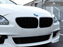 Load image into Gallery viewer, AutoTecknic Dual-Slats Glazing Black Front Grille Set - F06 Gran Coupe / F12 Coupe / F13 Cabrio | 6 Series & M6