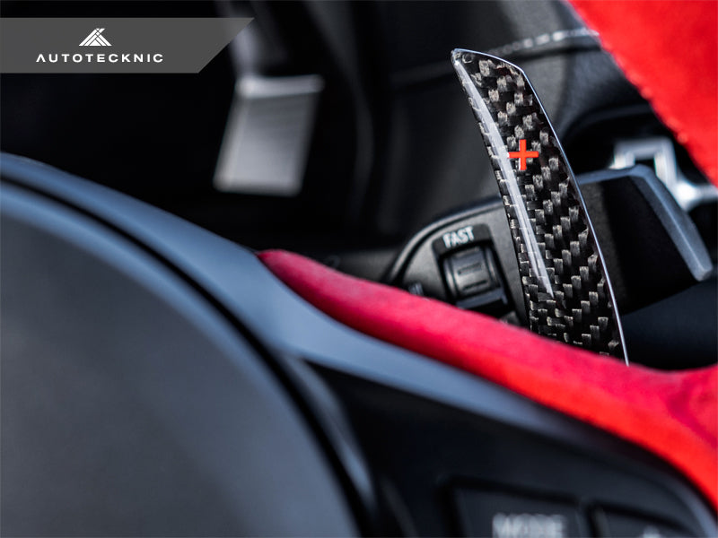 AutoTecknic Dry Carbon Battle Version Shift Paddles - A90 Supra