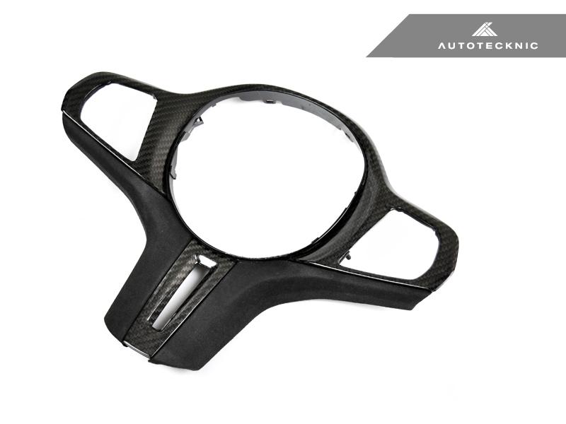 AutoTecknic Carbon Alcantara Steering Wheel Trim - F40 1-Series