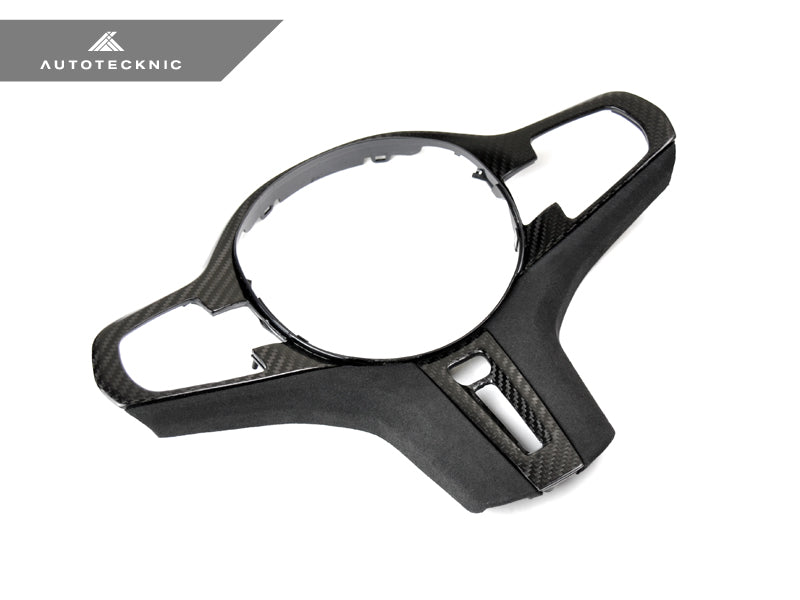 AutoTecknic Carbon Alcantara Steering Wheel Trim - G01 X3 | G02 X4