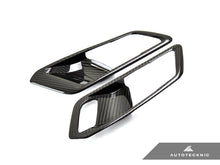 Load image into Gallery viewer, AutoTecknic Dry Carbon Interior Door Handle Trim Set - G20 3-Series