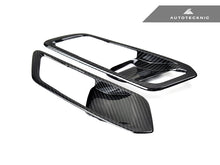 Load image into Gallery viewer, AutoTecknic Dry Carbon Interior Door Handle Trim Set - G20 3-Series