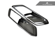 Load image into Gallery viewer, AutoTecknic Dry Carbon Interior Door Handle Trim Set - G20 3-Series