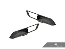 Load image into Gallery viewer, AutoTecknic Dry Carbon Interior Door Handle Trim Set - G20 3-Series