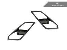 Load image into Gallery viewer, AutoTecknic Dry Carbon Interior Door Handle Trim Set - G20 3-Series
