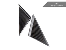 Load image into Gallery viewer, AutoTecknic Version III Dry Carbon Side Mirror Wind Deflector Set - A90 Supra 2020-Up