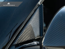 Load image into Gallery viewer, AutoTecknic Version III Dry Carbon Side Mirror Wind Deflector Set - A90 Supra 2020-Up