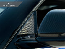 Load image into Gallery viewer, AutoTecknic Version III Dry Carbon Side Mirror Wind Deflector Set - A90 Supra 2020-Up