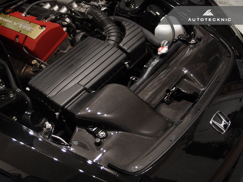 AutoTecknic Dry Carbon Fiber Cooling Shroud - Honda S2000 (AP1