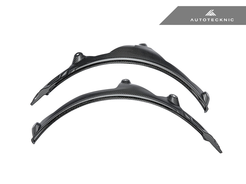 AutoTecknic Carbon Fiber Rear Wheel Arch Extension Set - F93 M8 Gran Coupe