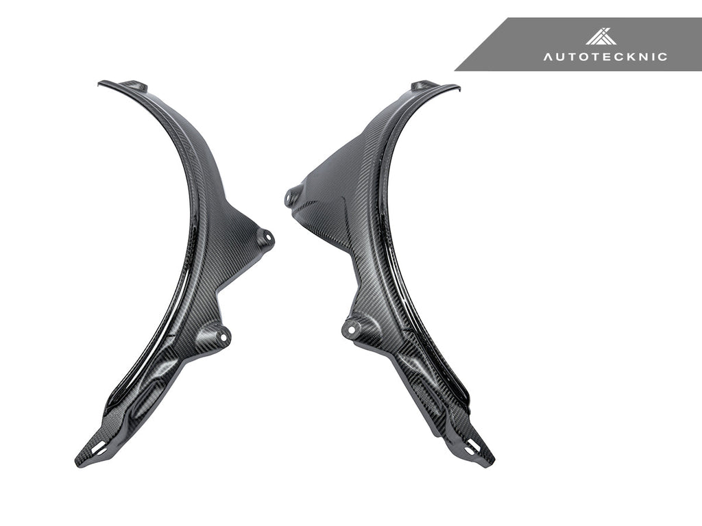 AutoTecknic Carbon Fiber Rear Wheel Arch Extension Set - F93 M8 Gran Coupe