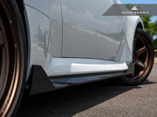 Load image into Gallery viewer, AutoTecknic Dry Carbon Side Skirt Extension Set - G87 M2
