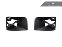 Load image into Gallery viewer, AutoTecknic Dry Carbon Podium Front Bumper Lower Vent Set - G87 M2