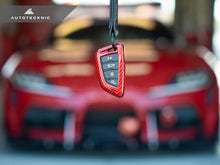 Load image into Gallery viewer, AutoTecknic Dry Carbon Remote Key Case - A90/ A91 Supra 2020-Up