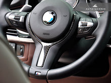 Load image into Gallery viewer, AutoTecknic Carbon Fiber M-Sport Steering Wheel Trim - F15 X5 | F16 X6 - AutoTecknic USA