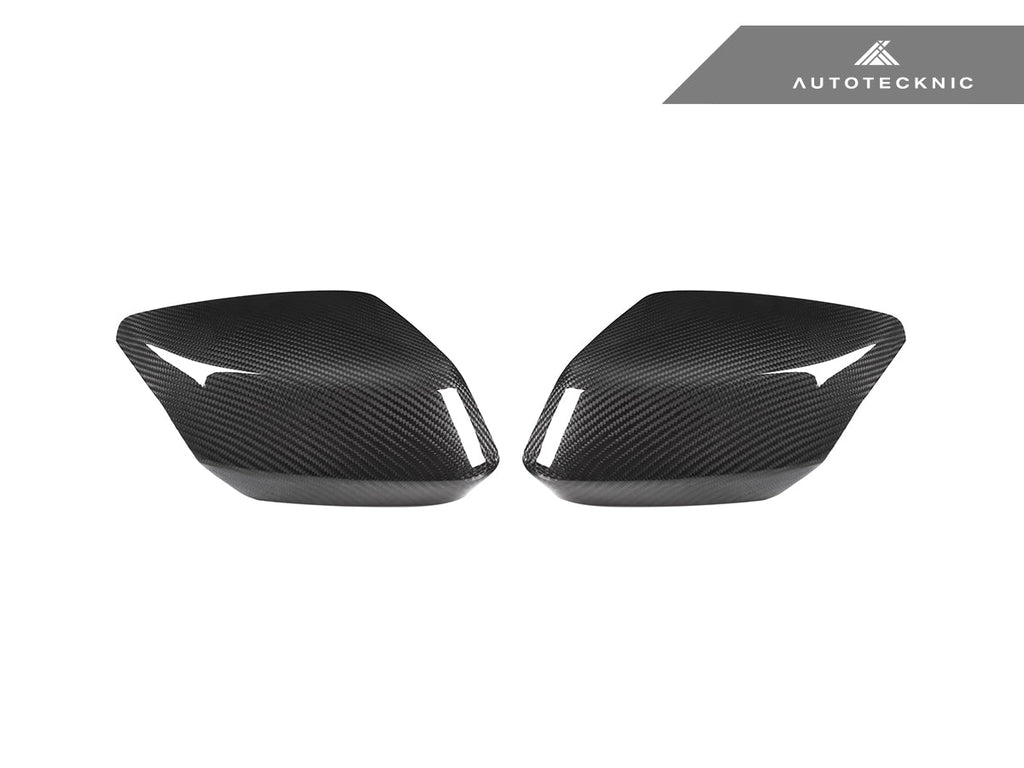 AutoTecknic Replacement Dry Carbon Mirror Covers - Chevrolet C8 Corvette - AutoTecknic USA
