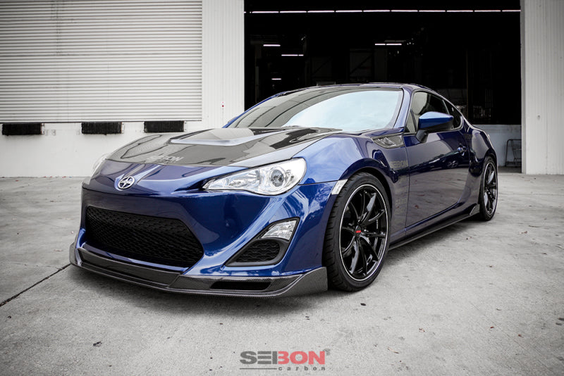 c west front lip frs C-West Half Spoiler for Subaru BRZ (ZC6) 2013-2016 this front lip is tailored specifically for the `12 2013-2016 Scion FRS Seibon Carbon