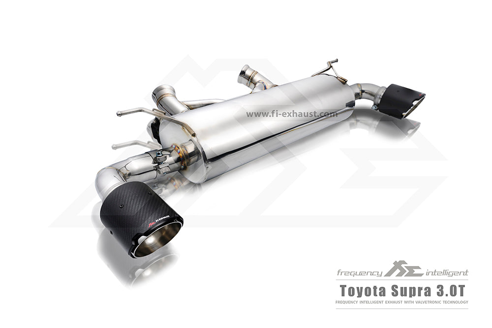 FI Exhaust Race Mid Pipe Valvetronic Muffler with Quad Tips Porsche 991