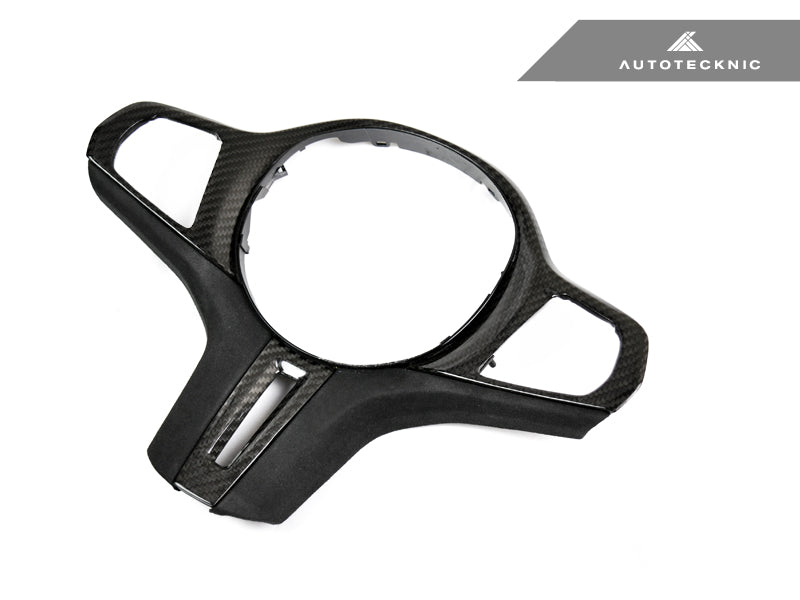 AutoTecknic Carbon Alcantara Steering Wheel Trim - F97 X3M | F98 X4M - AutoTecknic USA