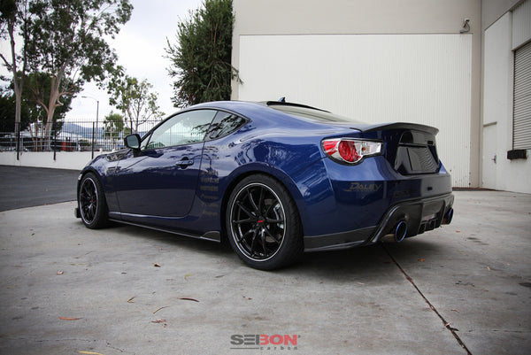 Seibon 12-13 BRZ/FRS TA Style Carbon Fiber Side Skirts (Pair