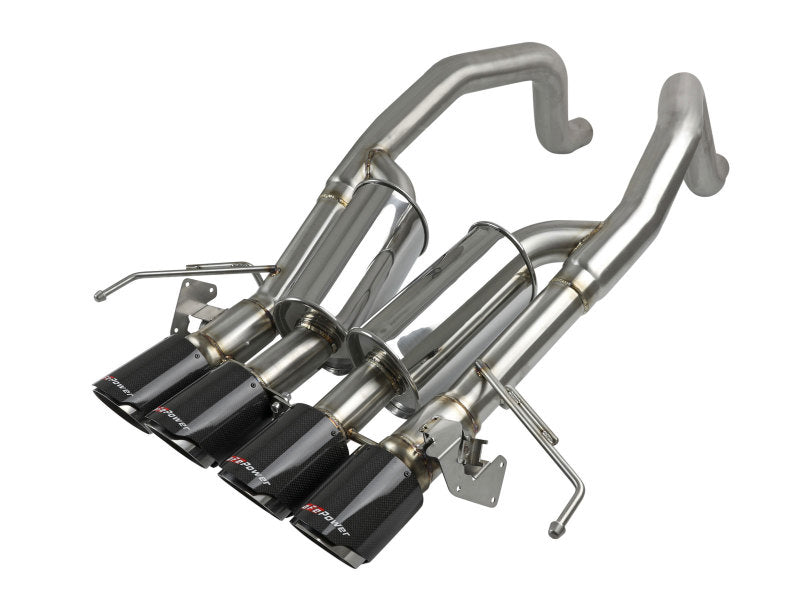 aFe MACHForce XP Axle Back 304SS Exhaust w/ Carbon Fiber Tips 15