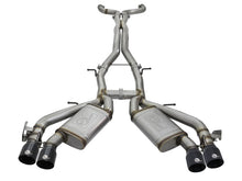 Load image into Gallery viewer, aFe MACHForce XP 3in 304 SS Cat-Back Dual Exhaust w/ Black Tips 16-17 Chevy Camaro SS V8-6.2L