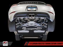 Load image into Gallery viewer, AWE Tuning Porsche 718 Boxster / Cayman Touring Edition Exhaust - Diamond Black Tips