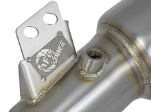 Load image into Gallery viewer, Toyota Supra A90 AFE Power Twisted Steel Down-Pipe (Hi Flow Cat)
