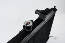 Load image into Gallery viewer, CSF 96-07 Mitsubishi Evo 4/5/6/7/8/9 Full-Slim Radiator w/12in Fan & Shroud/-16AN - Black