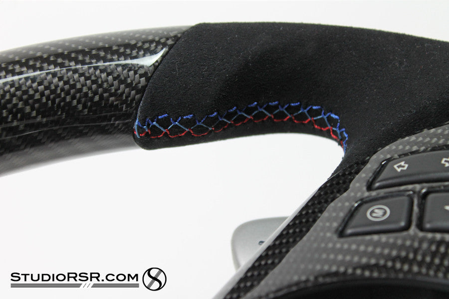 BMW Carbon Fiber Steering wheel for E60 M5 / E63 M6 - Interior - Studio RSR - 3