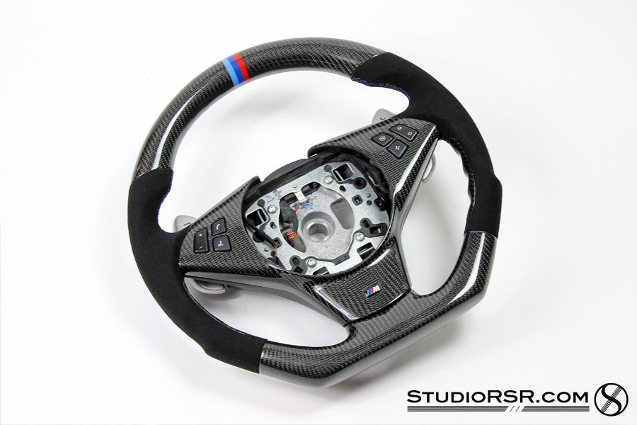 BMW Carbon Fiber Steering wheel for E60 M5 / E63 M6 - Interior - Studio RSR - 1