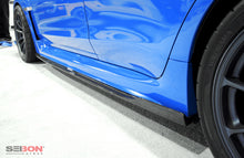 Load image into Gallery viewer, Seibon 15+ Subaru WRX/STI MB Style Carbon Fiber Side Skirts (Pair)