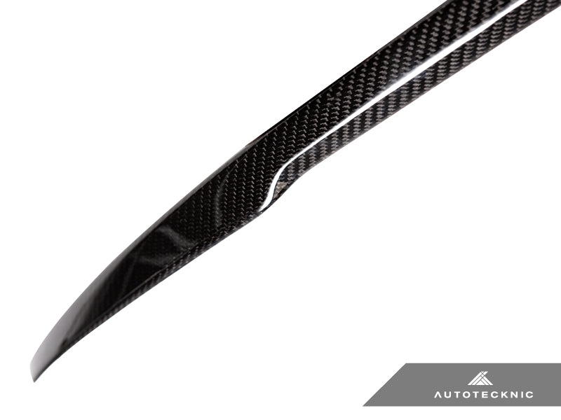 1x Car Carbon Fiber Look Rear Trunk Lip Spoiler Wing With Double-sided  Adhesive