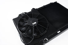 Load image into Gallery viewer, CSF 96-07 Mitsubishi Evo 4/5/6/7/8/9 Full-Slim Radiator w/12in Fan & Shroud/-16AN - Black