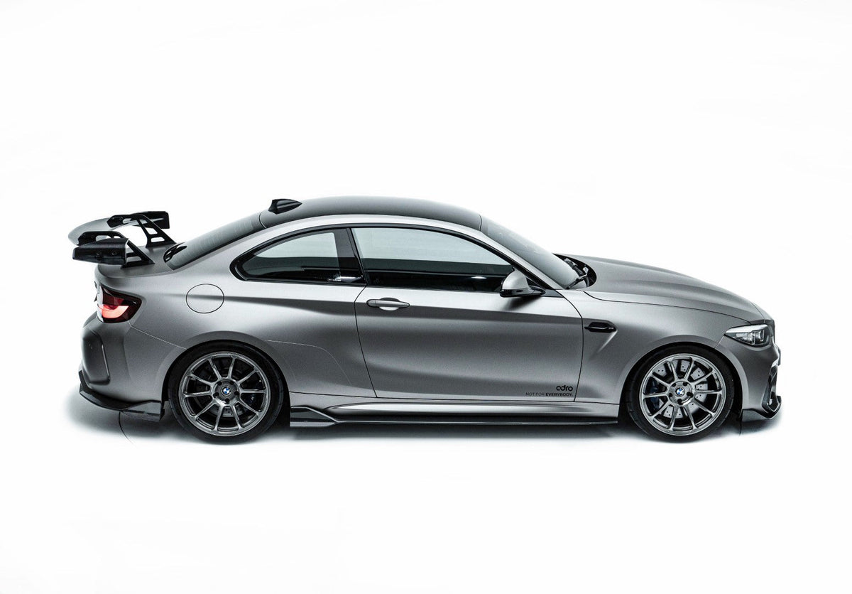 (本日限定価格)BMW F87 M2カーボンファイバー サイドスカートカーボン製 BMW F87 M2 M Performance カーボン サイド スカート ウィング