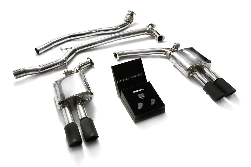 ARMYTRIX Stainless Steel Valvetronic Catback Exhaust System Quad