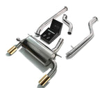 ARMYTRIX Stainless Steel Valvetronic Catback Exhaust System Dual Gold Tips BMW 3-Series | 4-Series F3x 2016-2020