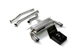 ARMYTRIX Stainless Steel Valvetronic Catback Exhaust System Dual Blue Coated Tips BMW 340i | 440i F3X 2016-2020
