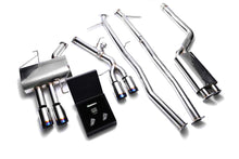 Load image into Gallery viewer, ARMYTRIX Stainless Steel Valvetronic Catback Exhaust System Quad Blue Coated Tips BMW 520i | 528i F10 N20B20 2011-2019
