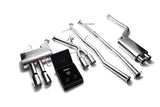 ARMYTRIX Stainless Steel Valvetronic Catback Exhaust System Quad Chrome Silver Tips BMW 520i | 528i F10 N20B20 2011-2019