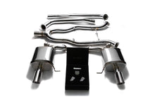 Load image into Gallery viewer, ARMYTRIX Stainless Steel Valvetronic Catback Exhaust System Dual Matte Black Tips BMW 535i F10 RWD 2011-2019