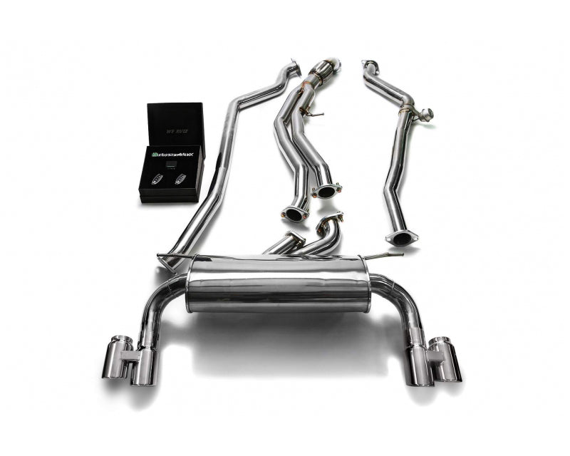 ARMYTRIX Stainless Steel Valvetronic Catback Exhaust System Quad