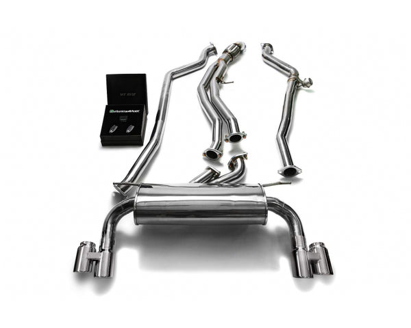 RES Exhaust ステンレスマフラー  M135i M235i ARMYTRIX Stainless Steel Valvetronic Catback Exhaust System Quad