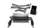 ARMYTRIX Stainless Steel Valvetronic Catback Exhaust Dual Matte Black BMW 335i | 435i F3x 2012-2015